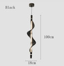 Axyaa Nordic Vertical Pendant Light - PVC Tube Ceiling Kitchen Island Lamp