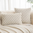 Axyaa Winter Cozy Cushion Cover - Soft Fluffy Square Pillow Cover for Home Sofa