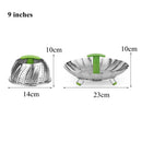 Axyaa Stainless Steel Steamer Basket | Non-Stick Food Rack | Kitchen Accessory