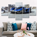 Cool Car Canvas Art Print by Axyaa - Alpine A4810 Picture for Home Decor