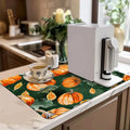 Axyaa Halloween Head Kitchen Absorbent Mat - Antiskid & Quick Dry Dish Drying Mat
