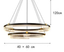 Axyaa Modern Minimalist Salon LED Chandelier for Bedroom, Living Room, Dining