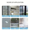 Axyaa Window Screen Repair Kit Tape: Strong Adhesive Fiberglass Cover for Tears & Holes