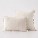 Black Tassel Pillowcases by Axyaa - Velvet Holiday Home Decoration Gift