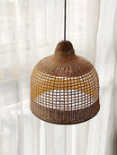 Axyaa Rattan Hanging Chandelier Light Fixture - Japanese Pendant Lamp