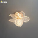 Axyaa Nordic Crystal LED Ceiling Lamp - Modern Indoor Lighting for Home