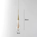 Axyaa Modern Crystal Glass LED Pendant Chandelier for Bar and Restaurant