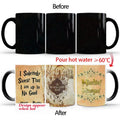 Axyaa Marauder Map Color Changing Cup Mug - Magic Heat Sensitive Tea Coffee Gift