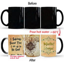 Axyaa Marauder Map Color Changing Cup Mug - Magic Heat Sensitive Tea Coffee Gift