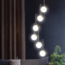 Axyaa Modern Simple Indoor LED Chandelier Ceiling Lamp for Living Room