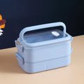 Axyaa Wheat Straw Microwave Lunch Box for Kids - Portable Bento Container