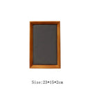 Axyaa Solid Wood Velvet Jewelry Display Storage Tray
