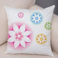 Axyaa Geometric Flower Print Pillowcase Collection