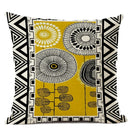 Axyaa Geometric Cushion Cover 45x45cm Linen Abstract Design Pillow