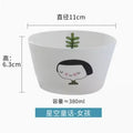 Axyaa Cartoon Ceramic Dining Bowl for Children