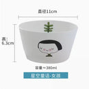 Axyaa Cartoon Ceramic Dining Bowl for Children