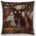 Axyaa Three Eyes Raven Steampunk Hummingbird Sofa Pillow Case Owl Cushion Cover