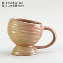 Axyaa Ceramic Kiln Coffee Cup Creative Beer Mug Retro Water Bottle Large Capacity Mug
