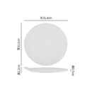 Axyaa Matte Stone Ceramic Plate Set for Molecular Cuisine and Desserts