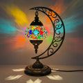 Axyaa Vintage Art Deco Mosaic Glass Table Lamp