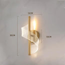 Axyaa Rotating LED Acrylic Wall Light for Stylish Home Décor and Lighting