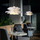 Axyaa Scandinavian Acrylic Flower Ceiling Chandelier for Kitchen Living Room Bedroom