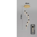 Axyaa Modern LED Chandeliers for Living Room Staircase Pendant Light Indoor Lighting