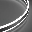 Nordic Circle Aluminum Chandelier Luminous Cream Style for Living Room Bedroom by Axyaa