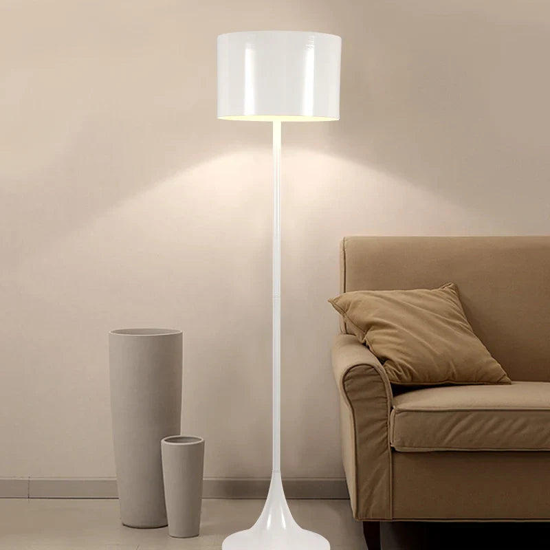 Axyaa Mushroom Floor Lamp - Designer E27 White Black Living Room Decor