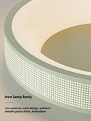 Axyaa Minimalist LED Ceiling Light White Green Cream Style Surface Mount