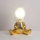 Axyaa Creative Gold People Table Lamp for Nordic Home Decor