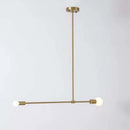 Axyaa Gold Sputnik Chandelier: Metal Lampshade Pendant Lamp Fixture for Home and Business