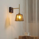 Axyaa Glass Copper LED Wall Lights Modern Bedside Lamp 4w Applique Da Parete