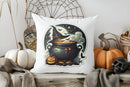 Axyaa Cute Ghost Pumpkin Halloween Pillow Cover for Sofa Bedroom Car