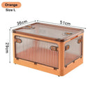 Axyaa Stackable Storage Box with Wheels - Outdoor Organizer for Clothes, Toys, Books