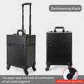 Makeup Train Case with Adjustable Dividers by Axyaa