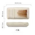 Axyaa Ceramic Partition Plate for Vinegar, Cake, Sushi, Dessert, Snack, Cold Dish