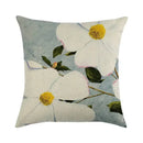 Axyaa Floral Linen Pillowcase 45x45cm