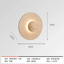Axyaa Nordic Stone LED Wall Light for Indoor Home Decor and Sconce Lamp