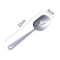 Axyaa Stainless Steel Square Spoon Serving Ladle for Kitchen Utensils