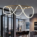 Axyaa Minimalist LED Pendant Chandelier for Dining Table and Bar Counter