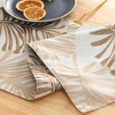 Axyaa Elegant Leaf Table Runner for Home Dining and Coffee Table Decor