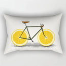 Yellow Geometric Cushion 30x50 Pillowcase for Living Room Sofa and Bed - Axyaa Home