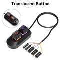 Axyaa Mechanical Cable Key Power Switch Set for Home Office PC Case