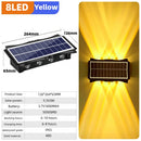 Axyaa Solar Wall Lamp: Up/Down Light for Porch Garden, Balcony, Street