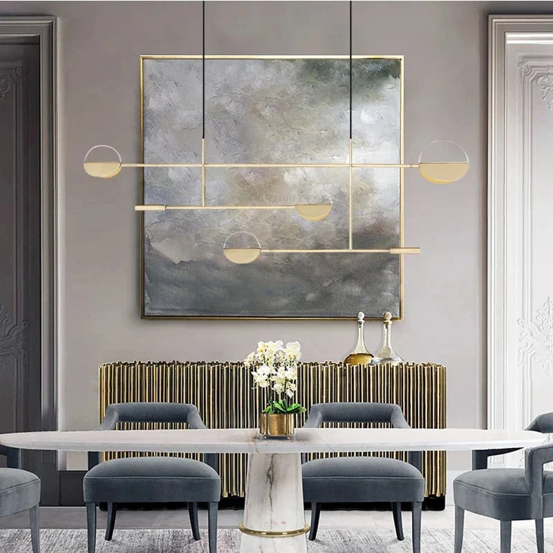 Nordic Post-Modern Chandelier for Living Room, Dining Room, Coffee Shop, Bedroom - Axyaa Brand