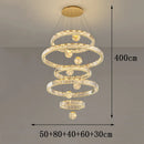 Axyaa Crystal Chandelier Pendant Light for Living Room, Bedroom, Ceiling - Luxury Indoor Lighting