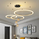 Axyaa LED Chandeliers: Modern Pendant Lamps for Living and Dining Room Lighting