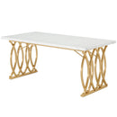 Axyaa Executive Desk: 63" Modern Business Furniture & Conference Table