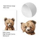 Teddy Bear Nursery Wall Art Print Canvas Painting Kids Room Decor Axyaa